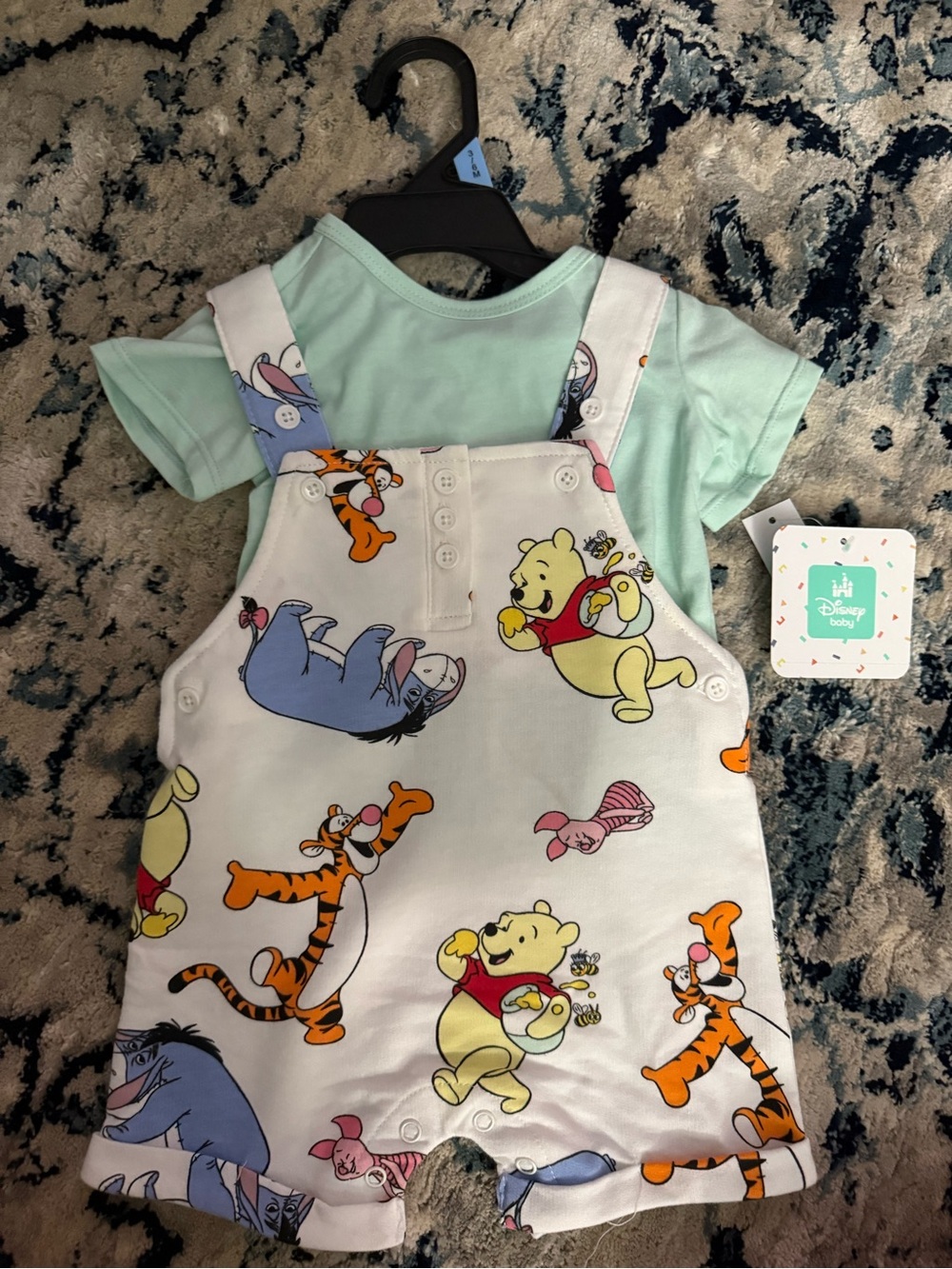 Disney Baby Mint Green One-Piece